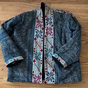 Vintage 1980 Hmong ,Thailand Batik Jacket